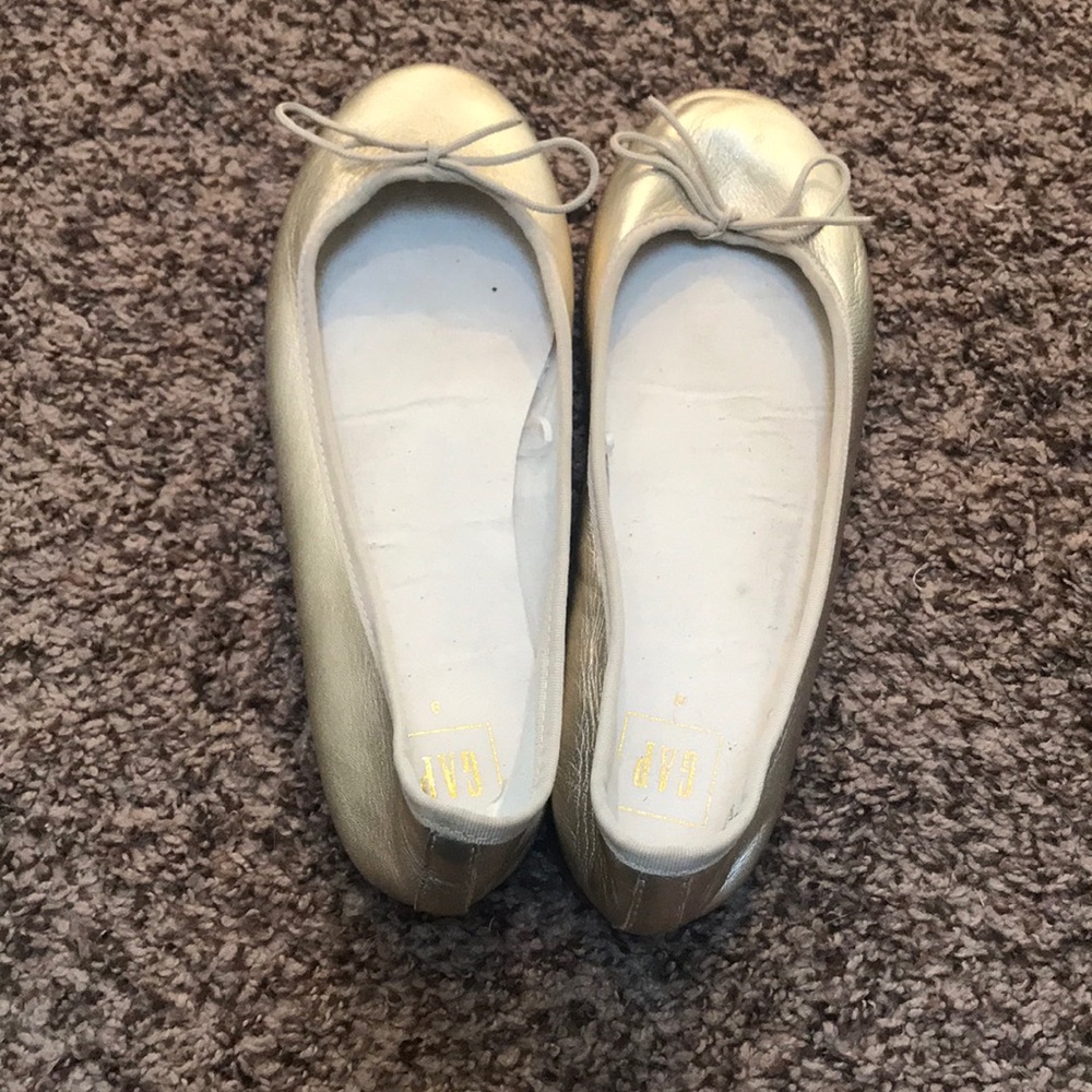 Gap Gold Ballet Flats- Size 9
